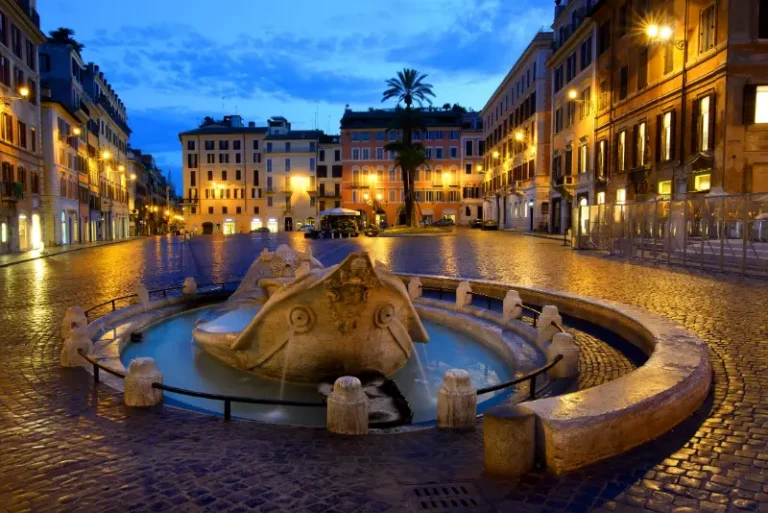Barcaccia Fountain Spanish Square Rome
