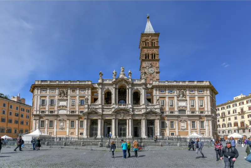 Basilica Of Saint Mary Major Rome Italy Saint Mary Major Is Papal Major Basilica Largest Catholic Marian Church Rome Italy