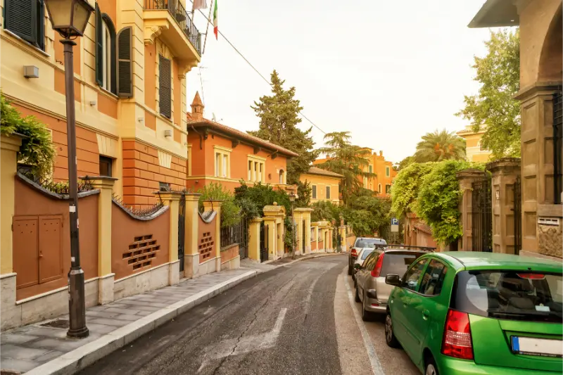 Beautiful Street Aventine Hill Rome