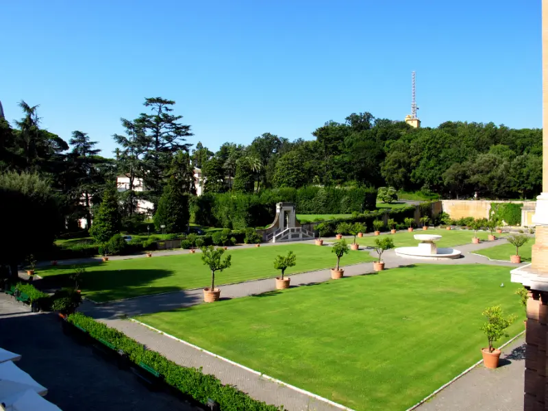 Garden Vatican Museum Rome Italy