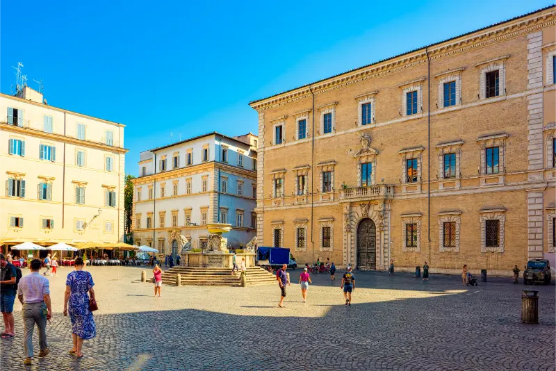 Historic Square In Rome