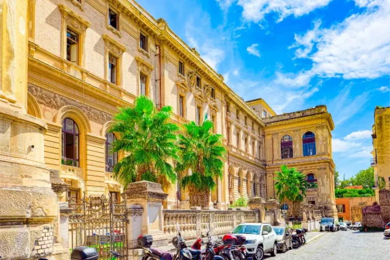 Historic Street And Architecture In Rome