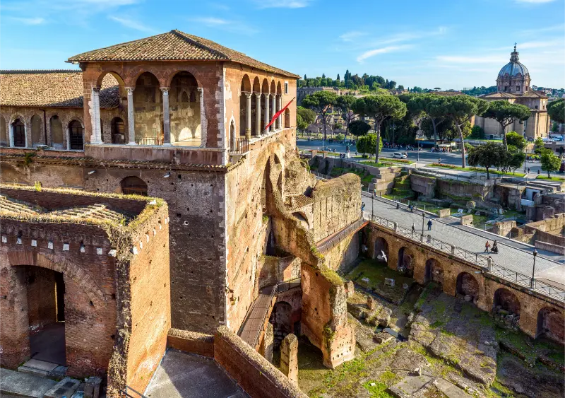 House Knights Rhodes Forum Augustus Rome Italy It Is Old Tourist Attraction Rome Medieval Building Ancient Ruins Rome City