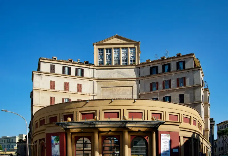 Italy Rome Garbatella Palladium Theatre Facade