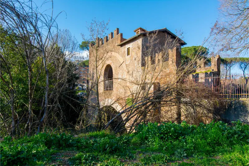 Nomentano Bridge Over Aniene River Rome