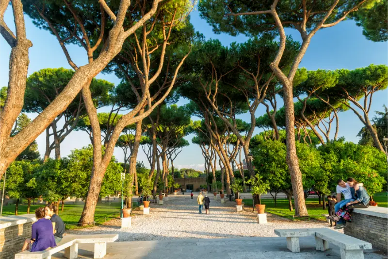 Park Aventine Hill Rome Italy