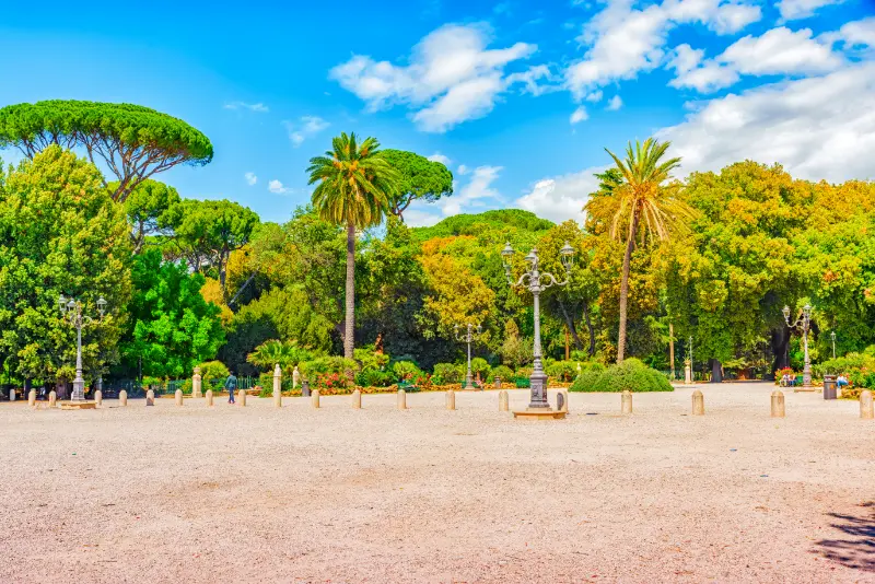 Park Near Beautiful Villa Medici Rome Italy 2