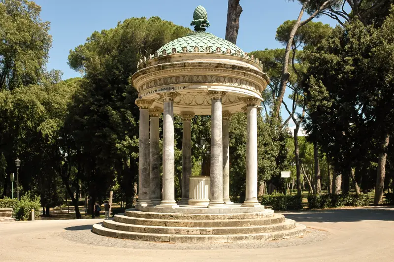 Temple Diana Villa Borghese Rome